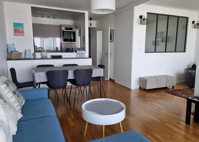 Apartament Face A La En Premiere Ligne Pour 6 Personnes Avec Menage Linge Et Wifi