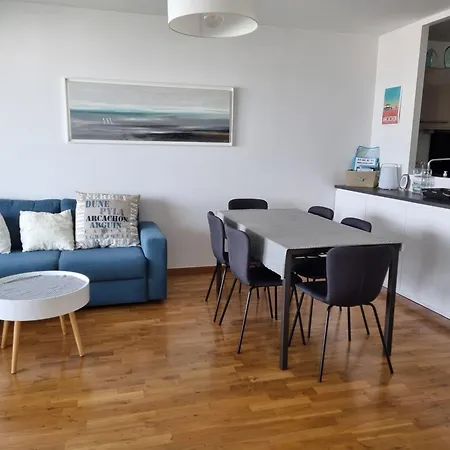 Apartman Face A La En Premiere Ligne Pour 6 Personnes Avec Menage Linge Et Wifi Arcachon